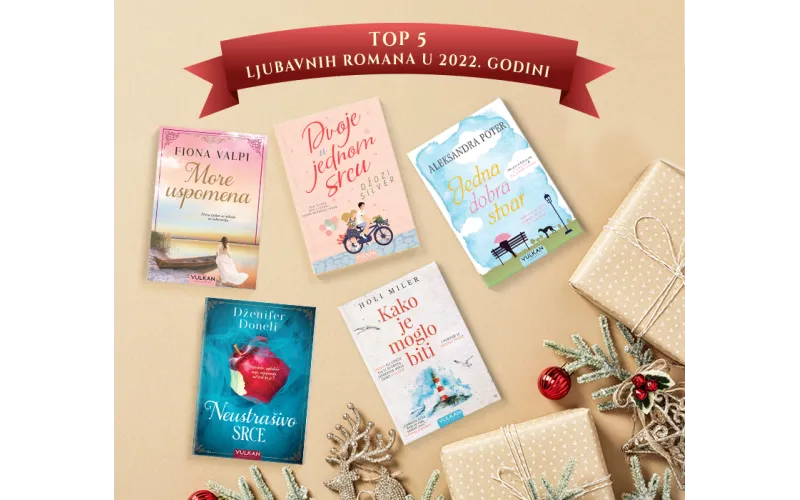 Vulkanovih TOP 5 ljubavnih romana iz 2022. godine