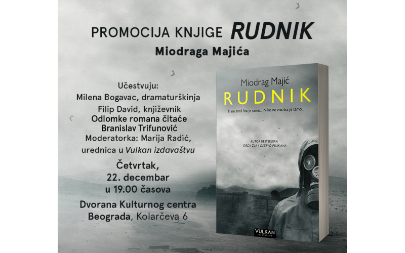 Promocija knjige „Rudnik“ proslavljenog autora Miodraga Majića
