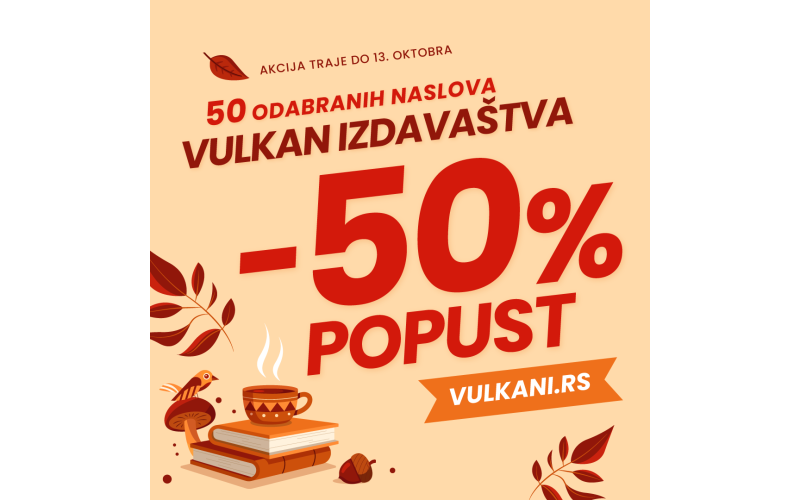 Pedeset Vulkanovih bestselera upola cene