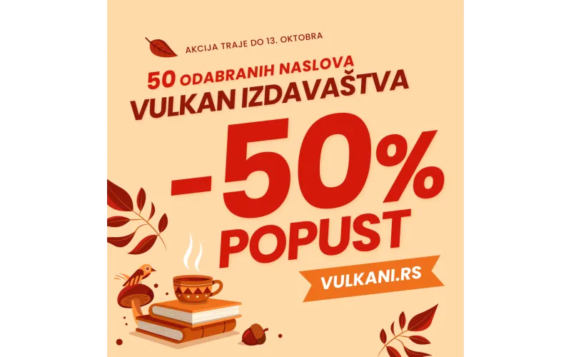 Pedeset Vulkanovih bestselera upola cene