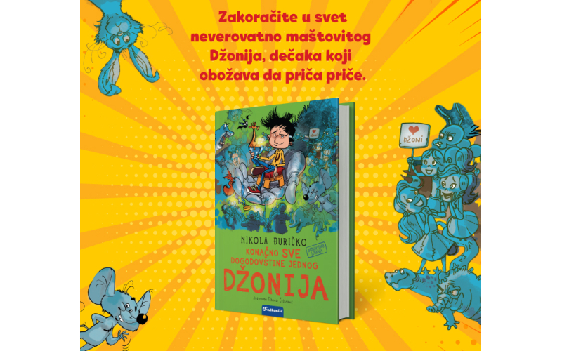 Nova zbirka priča Nikole Đurička „Konačno sve dogodovštine jednog Džonija“ u prodaji