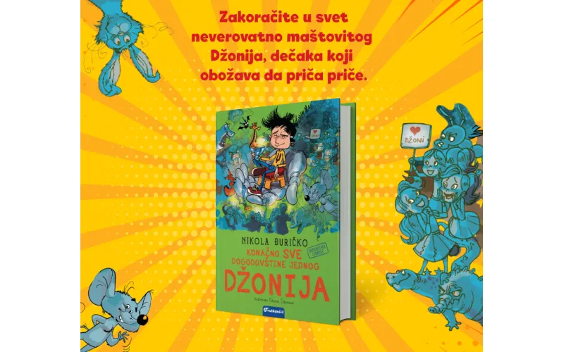 Nova zbirka priča Nikole Đurička „Konačno sve dogodovštine jednog Džonija“ u prodaji