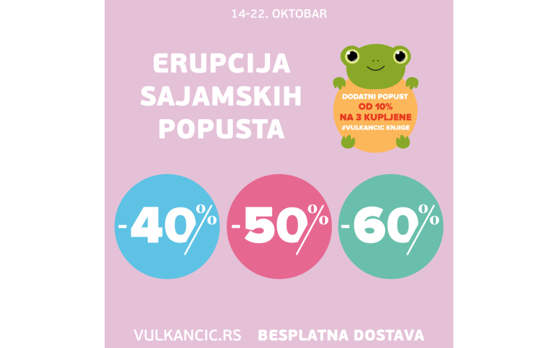 Erupcija sajamskih popusta 40%, 50% i 60% na odabrana dečja izdanja