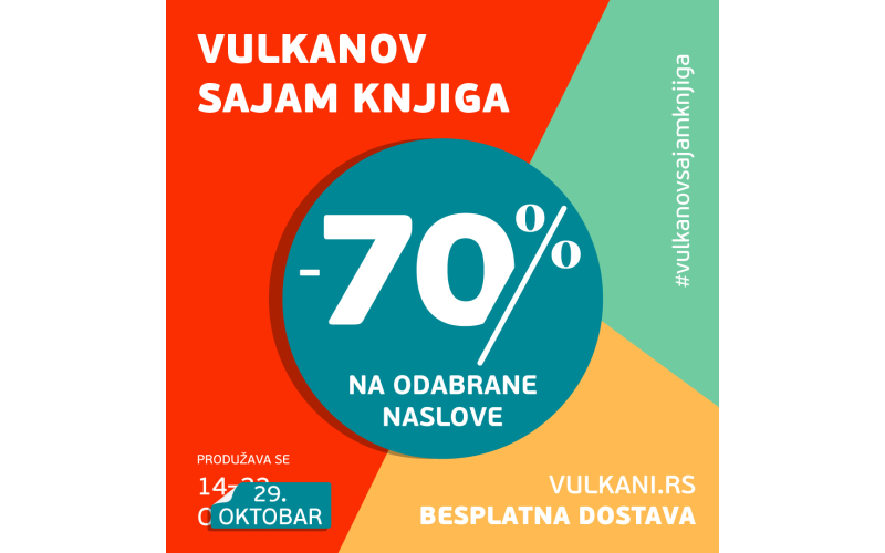 Četvrti Vulkanov sajam knjiga se produžava – samo onlajn