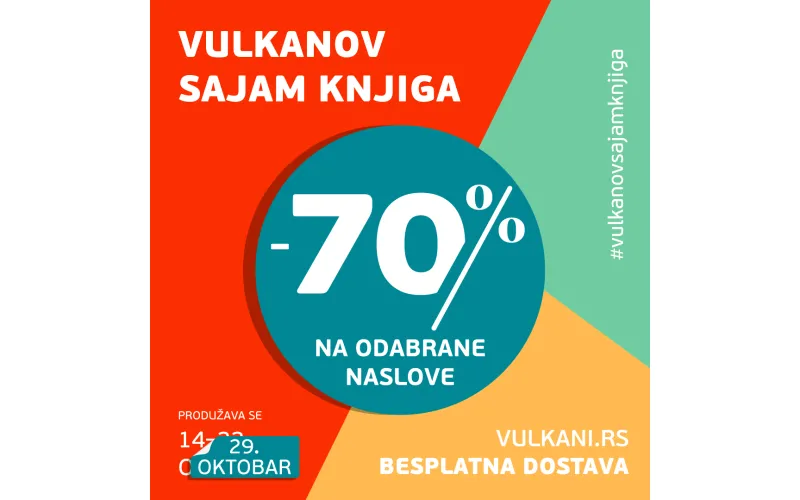 Četvrti Vulkanov sajam knjiga se produžava – samo onlajn
