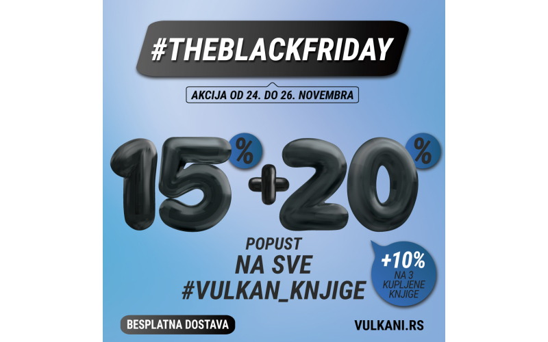 Black Friday akcija na sajtu Vulkan izdavaštva