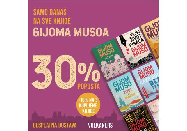 Dan Gijoma Musoa na sajtu Vulkan izdavaštva – popust 30% + 10% na sve romane