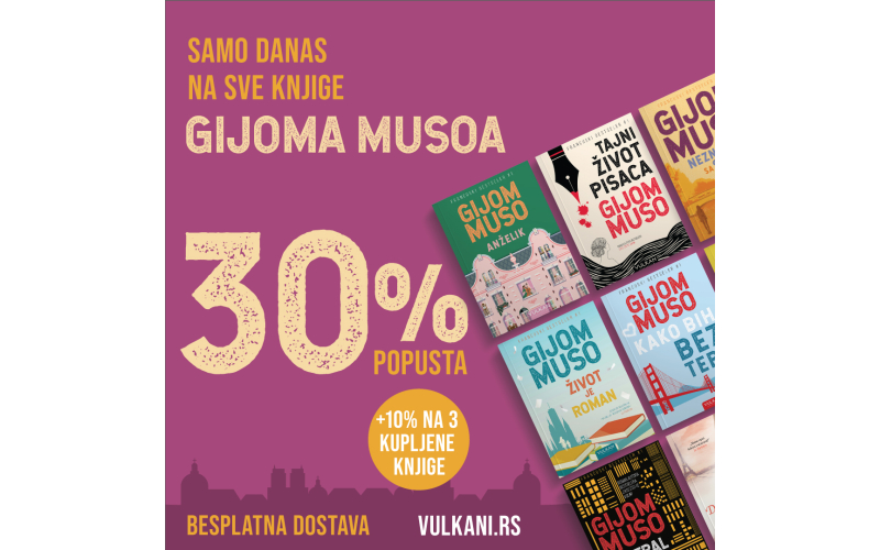 Dan Gijoma Musoa na sajtu Vulkan izdavaštva – popust 30% + 10% na sve romane