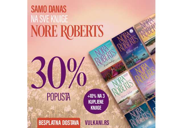 Dan Nore Roberts na sajtu Vulkan izdavaštva – popust 30% + 10% na sve romane