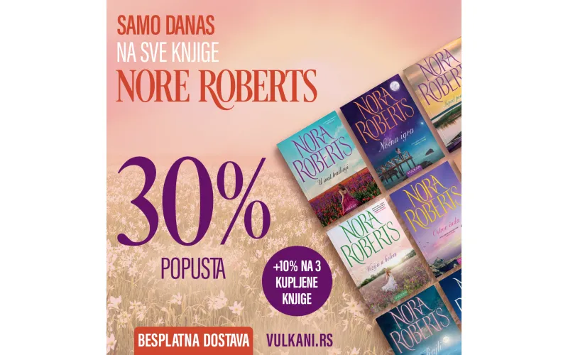 Dan Nore Roberts na sajtu Vulkan izdavaštva – popust 30% + 10% na sve romane