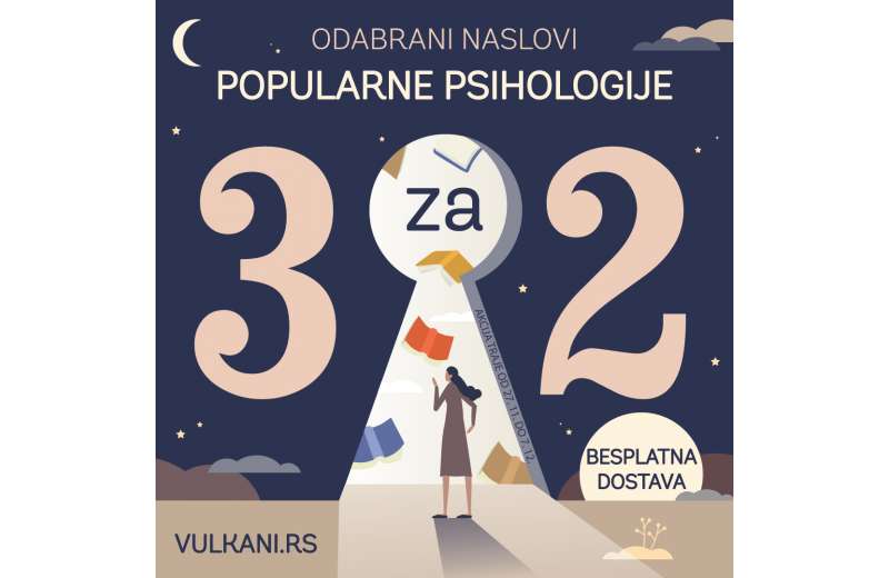 Odabrani naslovi iz oblasti popularne psihologije na akciji: Kupiš 2, čitaš 3 Vulkan knjige