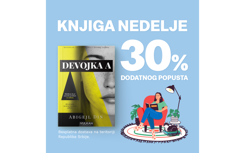 „Devojka A“ Abigejl Din – knjiga nedelje Vulkan izdavaštva