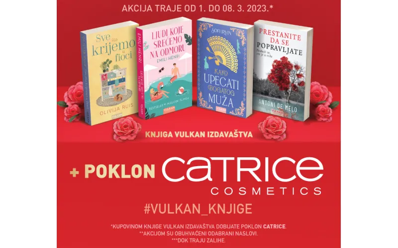 Damama na dar – knjiga Vulkan izdavaštva i Catrice kozmetika