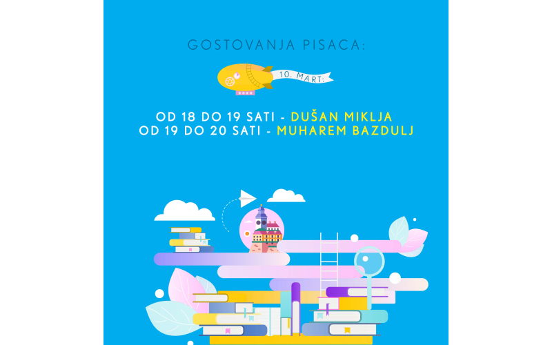Na Sajmu knjiga u Novom Sadu danas pred posetiocima autori Dušan Miklja i Muharem Bazdulj