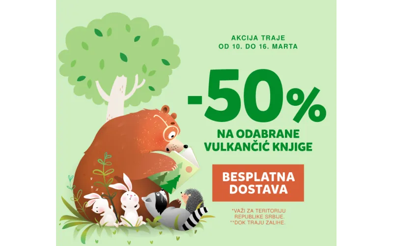 Odabrane Vulkančić knjige upola cene