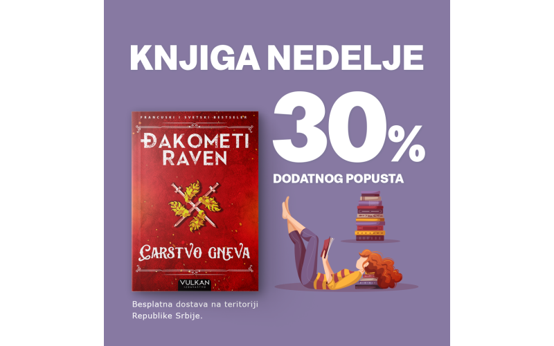 Francuski i svetski bestseler „Carstvo gneva“ – knjiga nedelje Vulkan izdavaštva