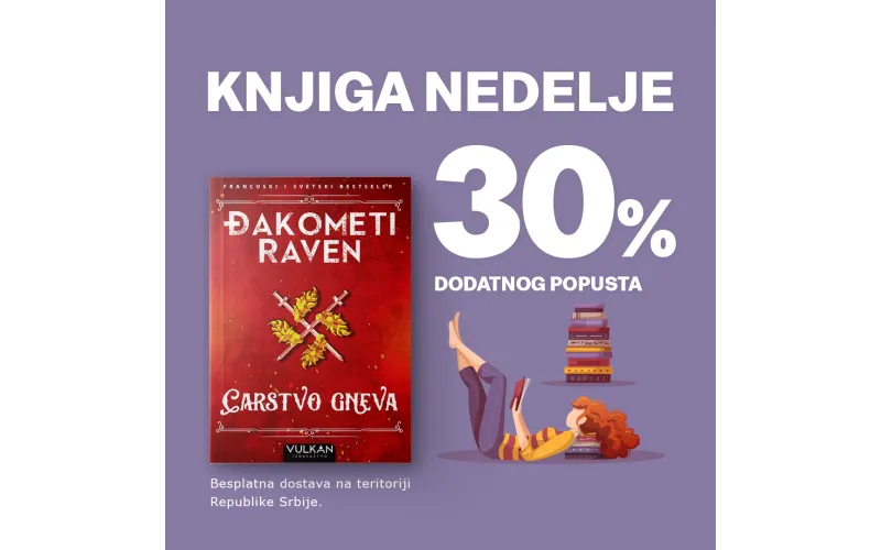 Francuski i svetski bestseler „Carstvo gneva“ – knjiga nedelje Vulkan izdavaštva