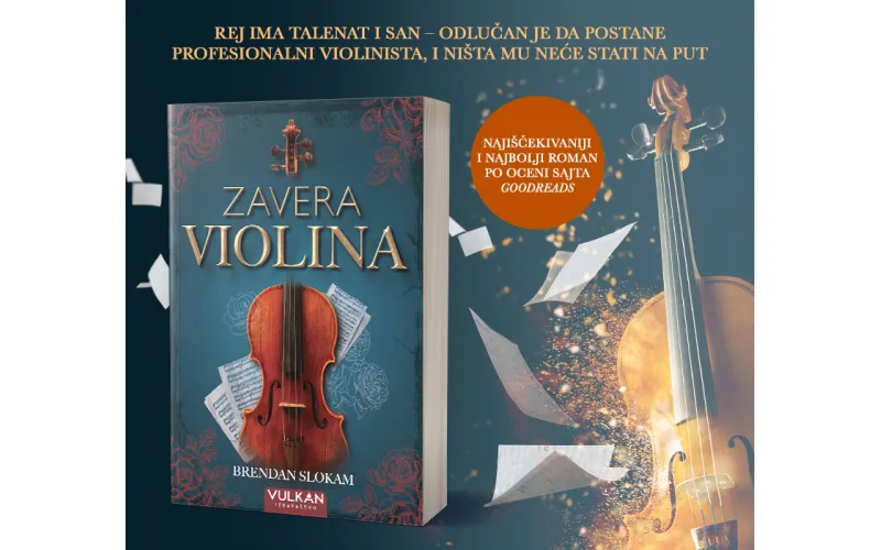 Istorijski triler Brendana Slokama „Zavera violina“ uskoro u prodaji