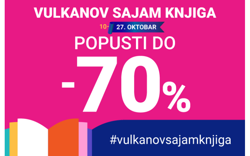 Peti Vulkanov sajam knjiga se produžava – samo onlajn