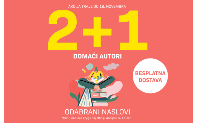 Fantastična 2 + 1 Vulkan akcija za ljubitelje domaće književnosti