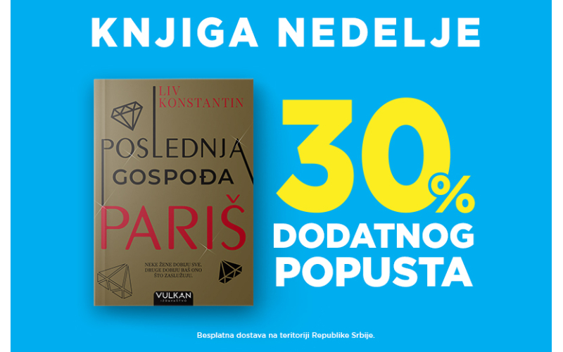 Vrhunski psihološki triler „Poslednja gospođa Pariš“ – knjiga nedelje Vulkan izdavaštva
