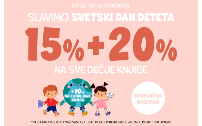 Svetski dan deteta proslavljamo sjajnom Vulkančić akcijom − 15% + 20% + 10%