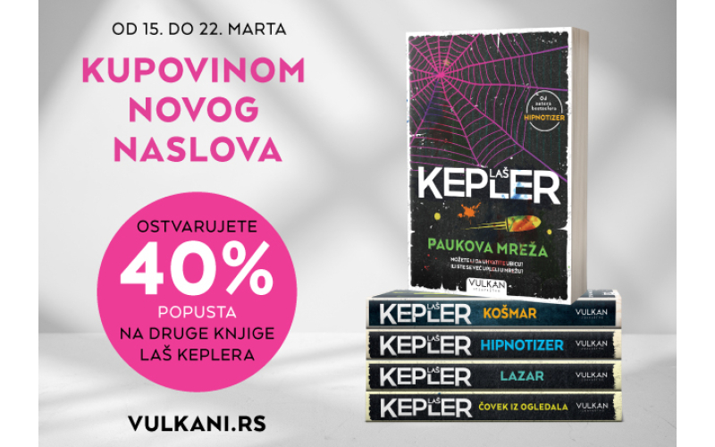 Vrhunski trileri Laša Keplera na fantastičnom popustu od 40%