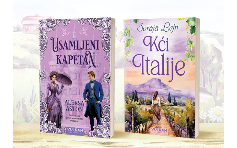 Novi istorijsko-ljubavni romani u Vulkan izdavaštvu