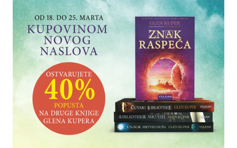 Fantastična ponuda za ljubitelje istorijskih trilera Glena Kupera
