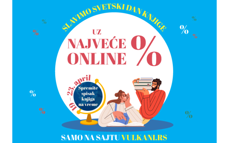 Velika Vulkanova akcija povodom Svetskog dana knjige