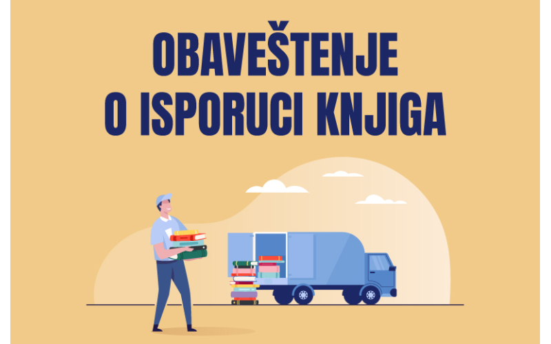 Obaveštenje o isporuci knjiga za vreme popisa u Vulkan izdavaštvu
