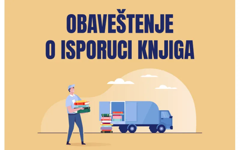 Obaveštenje o isporuci knjiga za vreme popisa u Vulkan izdavaštvu