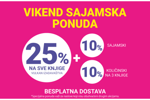 Sva izdanja Vulkan izdavaštva na specijalnoj sajamskoj onlajn-akciji