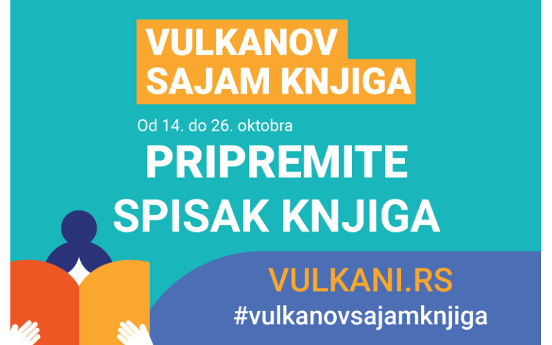 Odbrojavanje do Vulkanovog sajma knjiga je počelo!