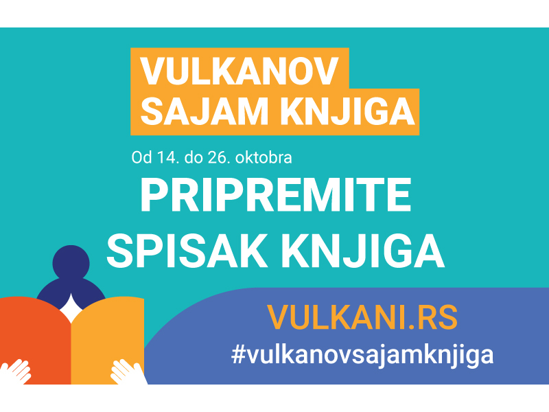 Odbrojavanje do Vulkanovog sajma knjiga je počelo!