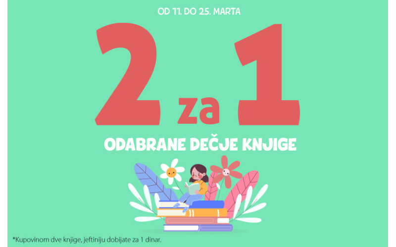 Za nezaboravnu čitalačku avanturu: Kupiš 1, čitaš 2 Vulkančić knjige