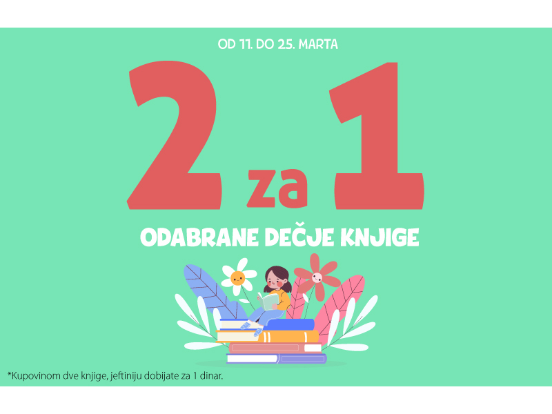 Za nezaboravnu čitalačku avanturu: Kupiš 1, čitaš 2 Vulkančić knjige