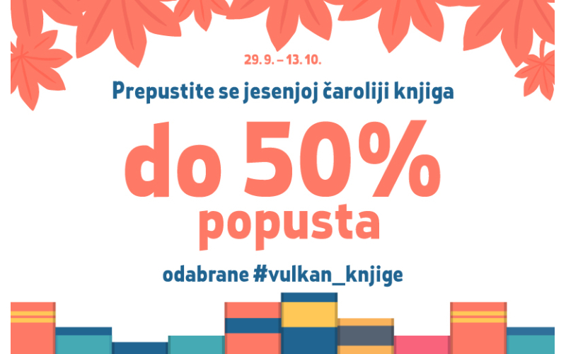 Prepustite se jesenjoj čaroliji knjiga: Vulkanova akcija donosi popuste do 50%