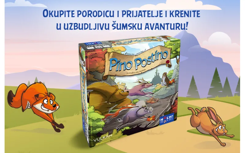 Sjajne novosti iz Vulkana: Igra „Pino Postino: Uzbudljiva trka životinja“ u prodaji