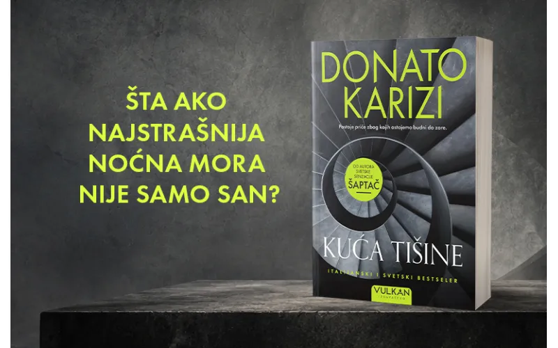 Majstor modernog trilera ima novi roman: Donato Karizi otvara vrata „Kuće tišine“