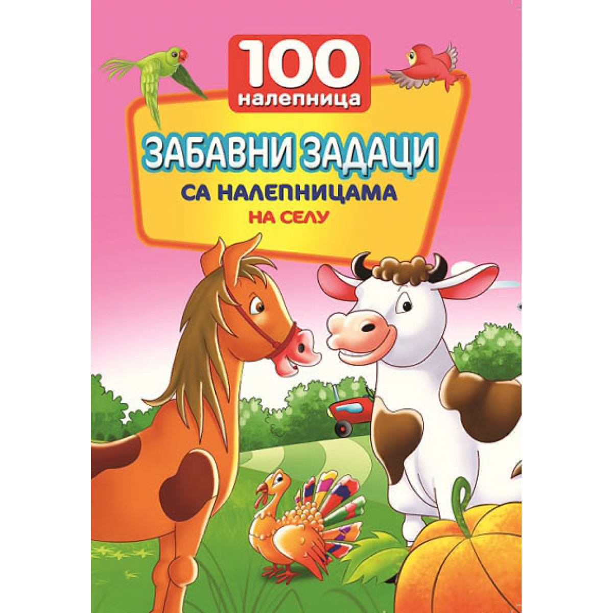 ZABAVNI ZADACI SA NALEPNICAMA - NA SELU