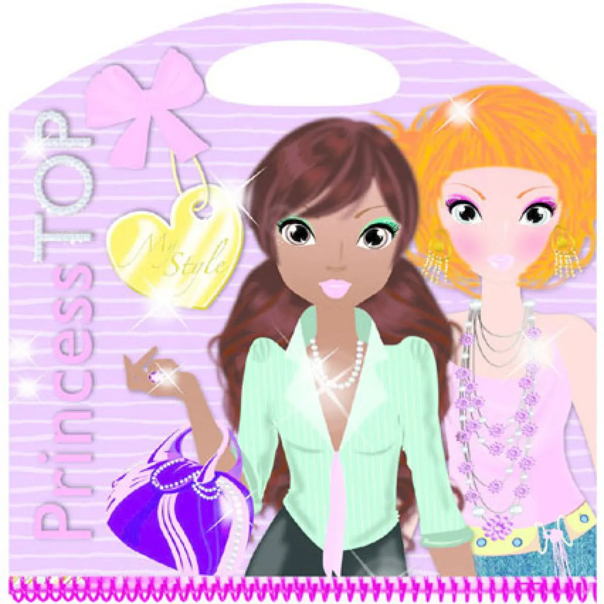 PRINCESS TOP: MY STYLE LJUBIČASTA 