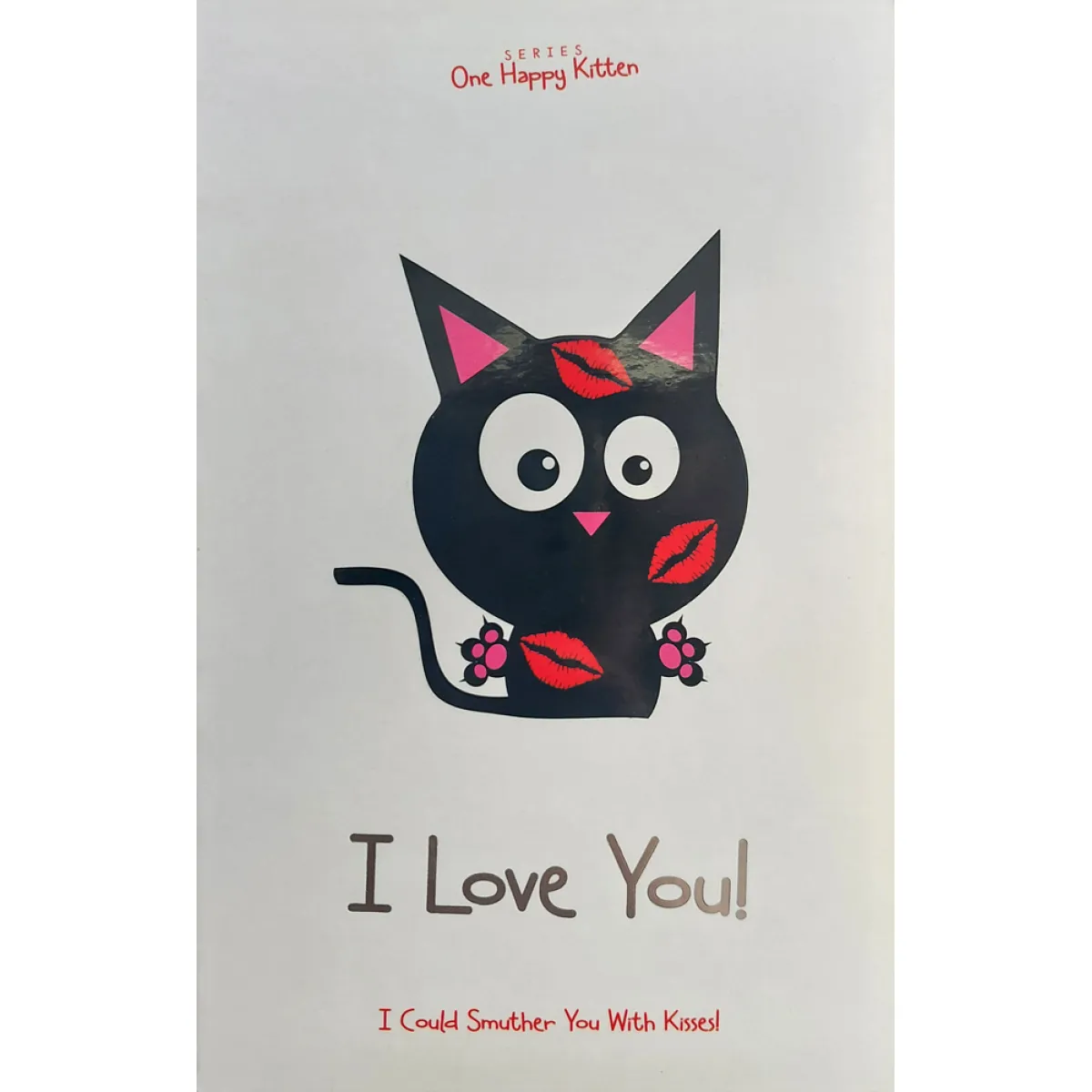 ČESTITKA - ONE HAPPY KITTEN - I LOVE YOU 