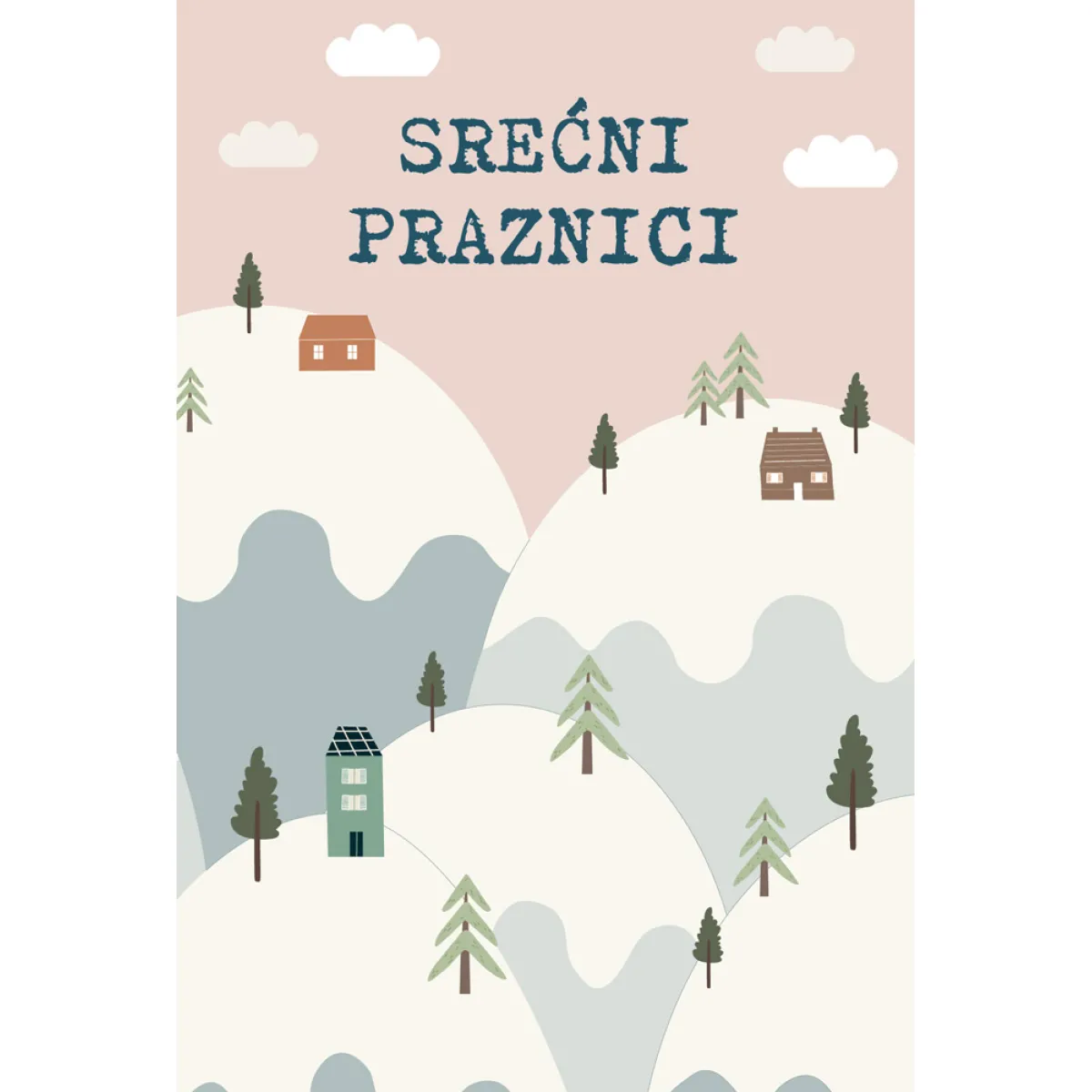 NOVOGODIŠNJA ČESTITKA - IDILIČNA ZIMA 