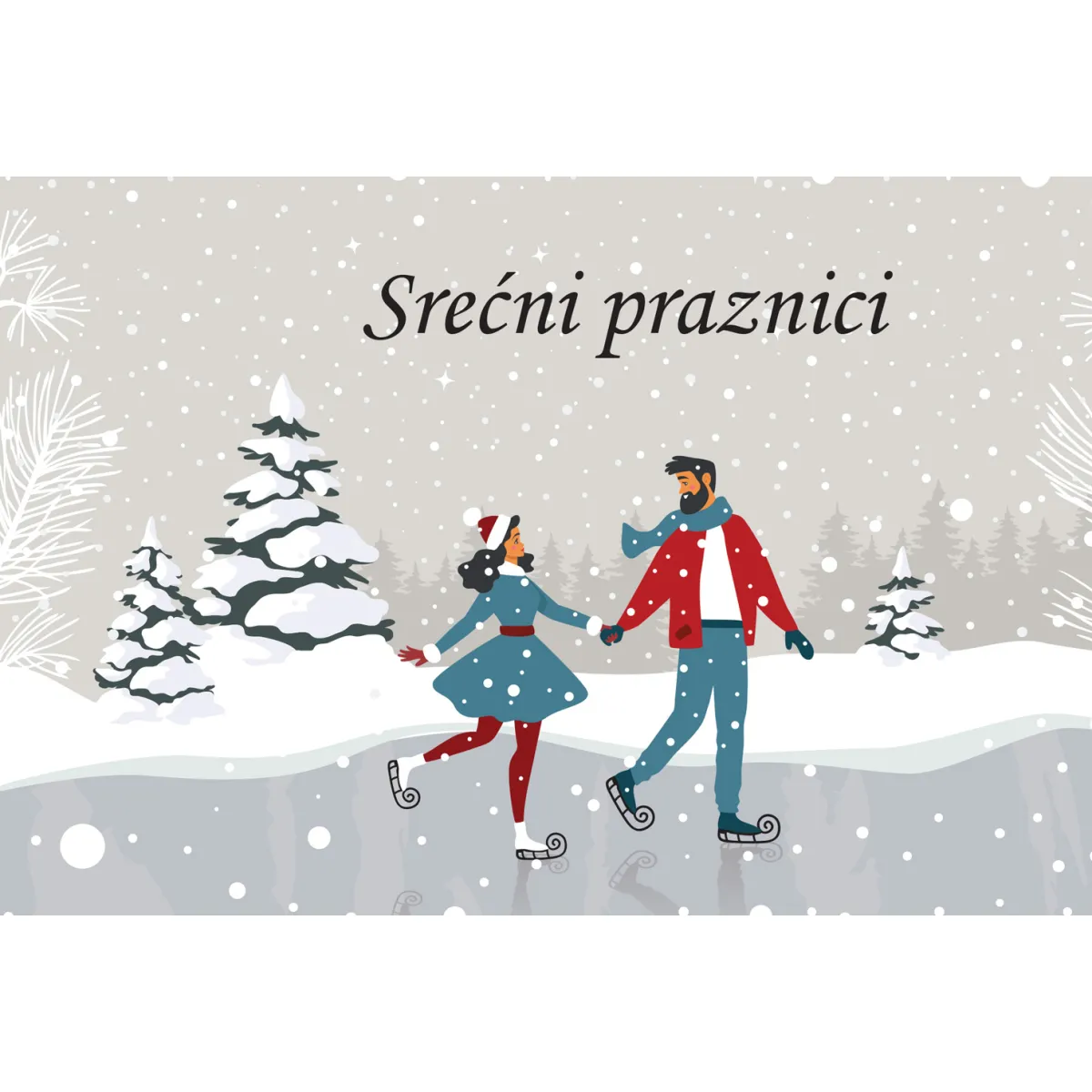 NOVOGODIŠNJA ČESTITKA - KLIZANJE 