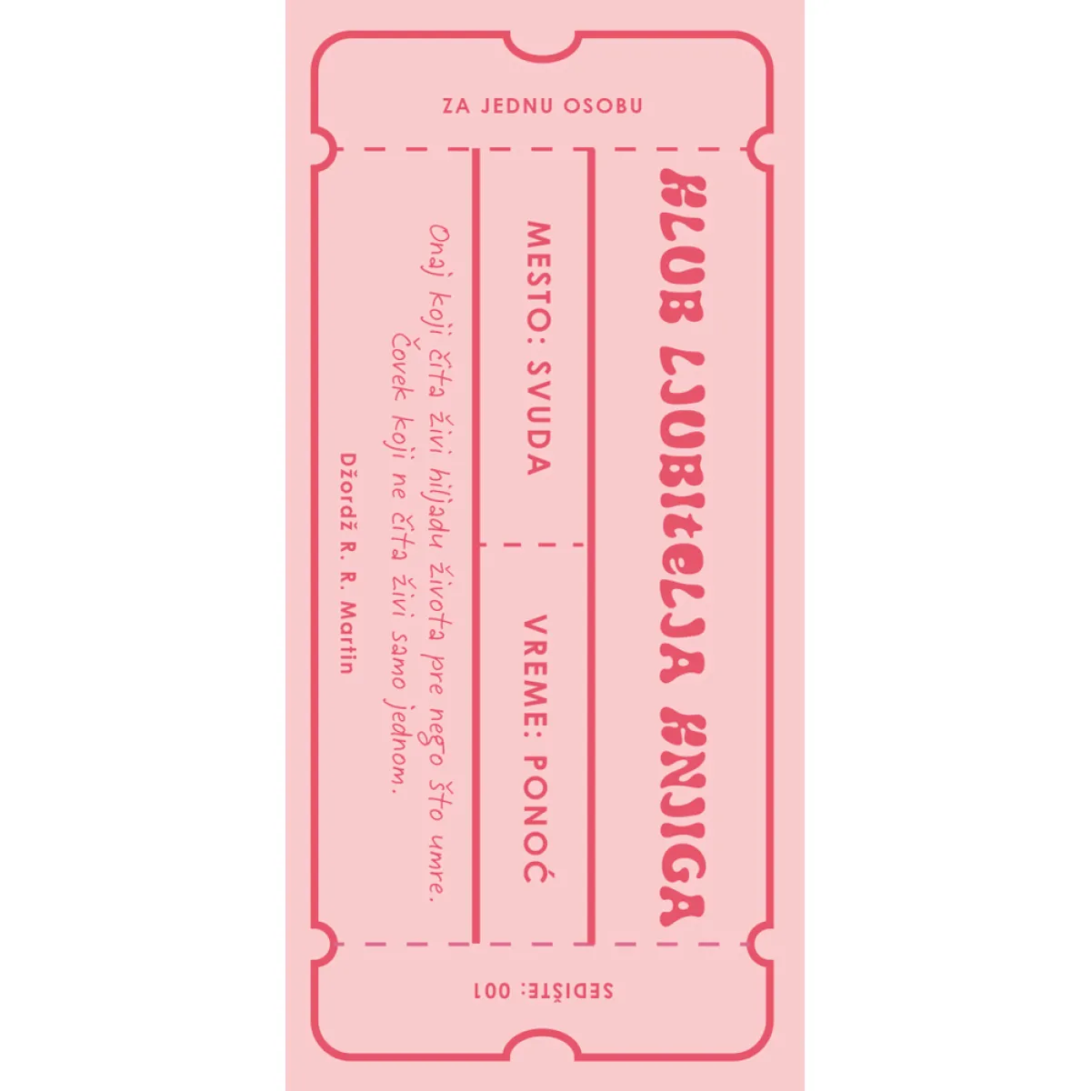 BUKMARKER VB063 KLUB LJUBITELJA KNJIGA 