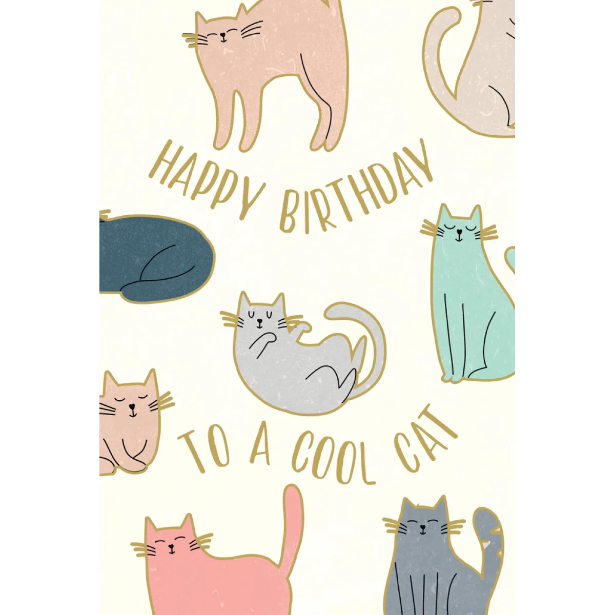 ČESTITKA - HAPPY BIRTHDAY COOL CAT 