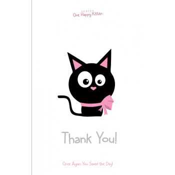 ONE HAPPY KITTEN - THANK YOU 