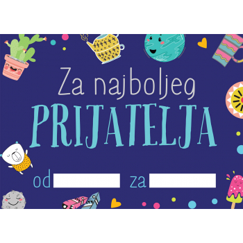 POPUNI I POKLONI: ZA NAJBOLJEG PRIJATELJA 