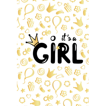 ČESTITKA - It’s a girl - Krunica 